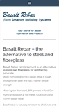 Mobile Screenshot of basalt-rebar.com